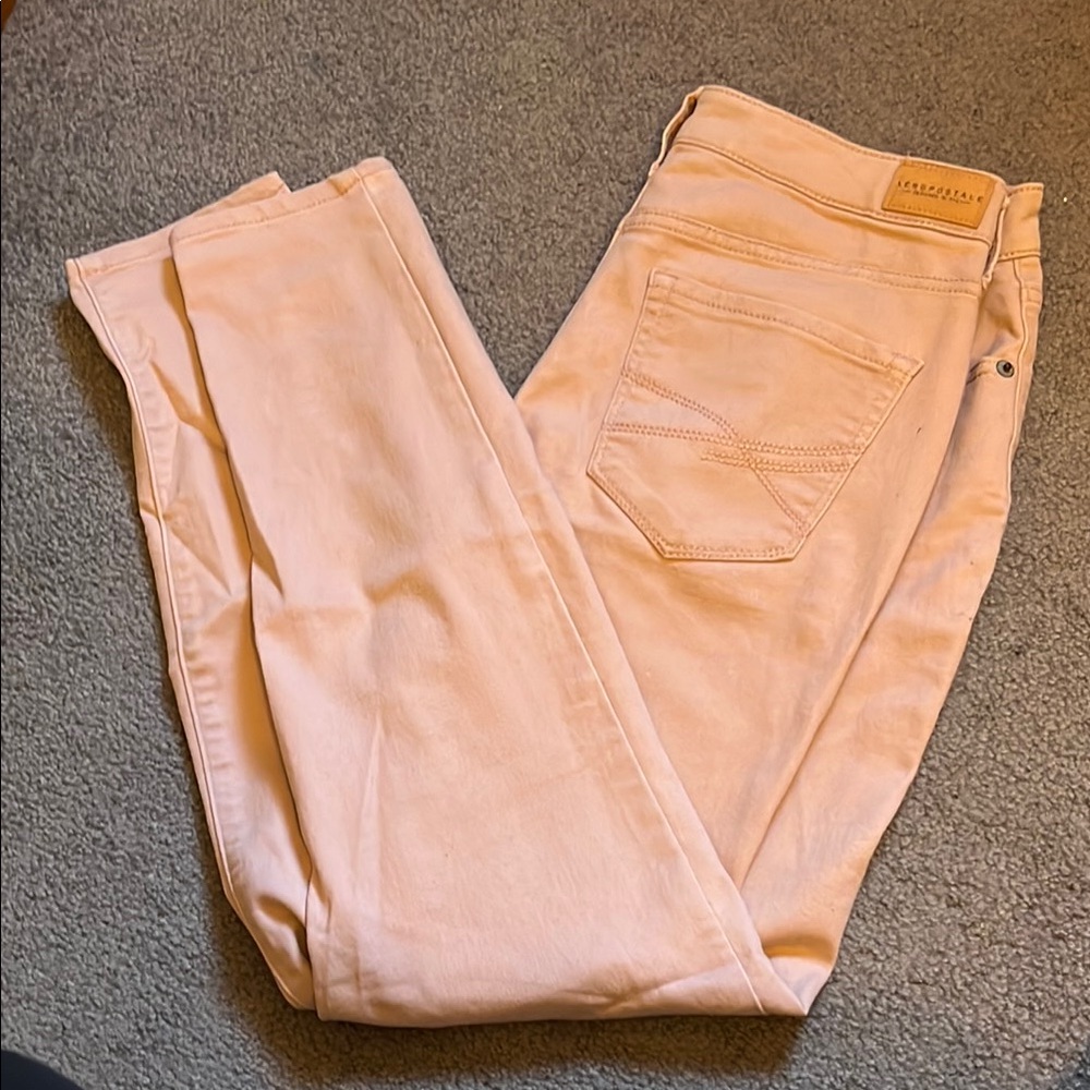 Aeropostale Cream Jeggings